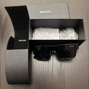 Black Milano Prada Sun Glasses